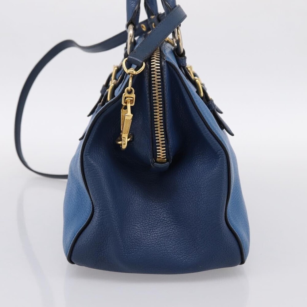 Miu Miu Madras Bowler Leather Small - Picture 3 of 16